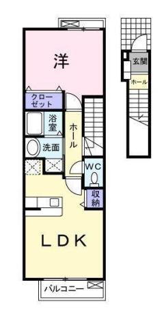 プラシード和B 間取り