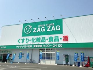 【ドラッグストア】ザグザグ花の街店 579m 周辺環境