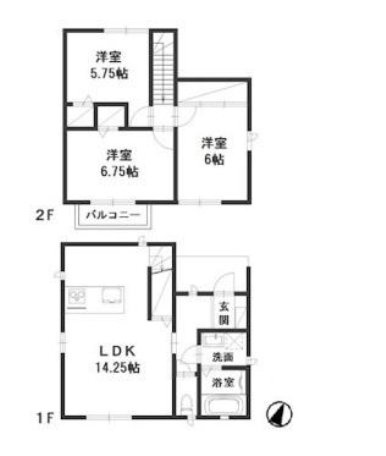 アンソレイエ中央 A棟 間取り