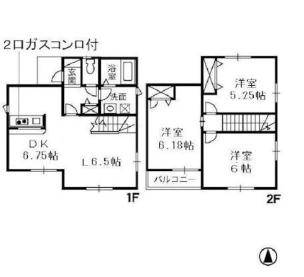 サンハウス C 間取り